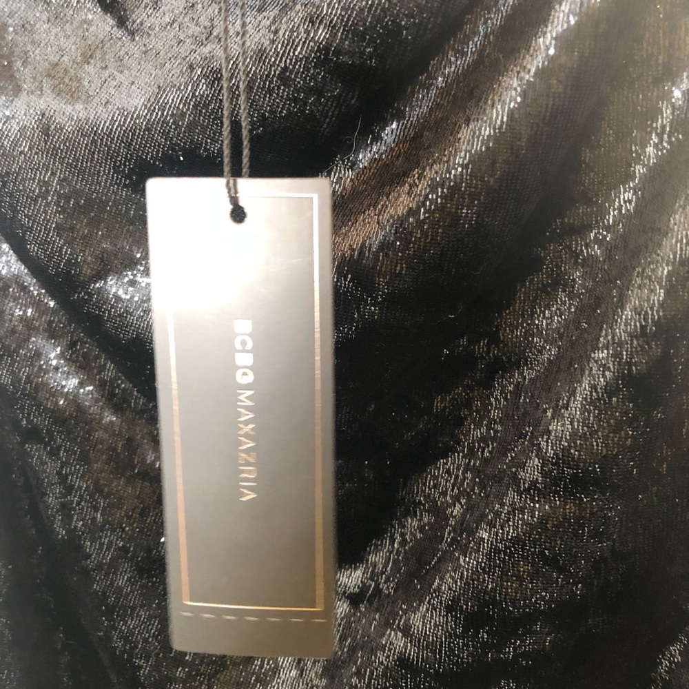 Bcbgmaxazria Bcbg black velvet dress NWT - Picture 8 of 8